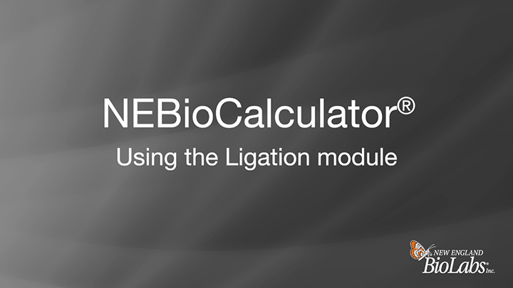 NEBioCalculator® - Using the ds: mass -> ends module to plan a